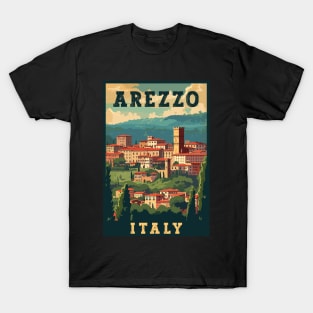 Arezzo In Italy Travel Art T-Shirt